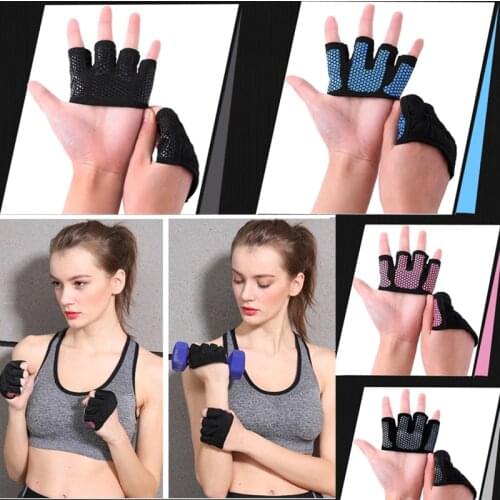 Gym Fitness Half Finger Gloves Men Women for Crossfit Workout Glove Power Weight Lifting Bodybuilding Hand Protector