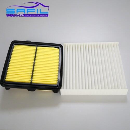 Cabin filter + air filter for 2007- HONDA CITY / FIT 1.3 1.5 oem:17220-RB6-Z00