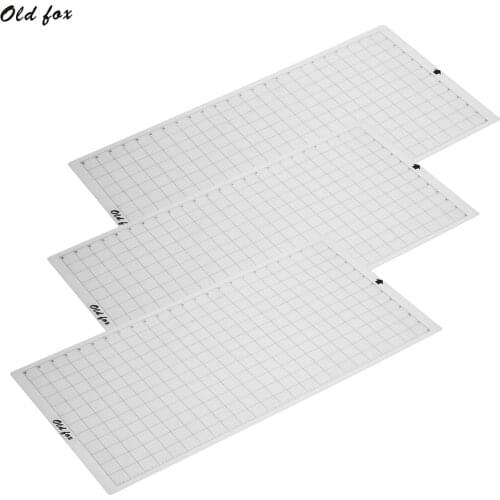 Replacement Cutting Mat Transparent Adhesive Mat Measuring12*24 Inch for Silhouette Cameo Cricut Explore Plotter Machine