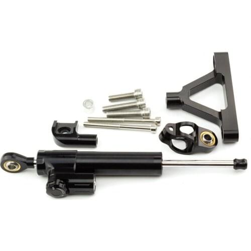 For Kawasaki Ninja ZX6R ZX-6R 2007-2008 CNC Motorcycles Stabilizer Damper Complete Steering Mount Kit Bracket