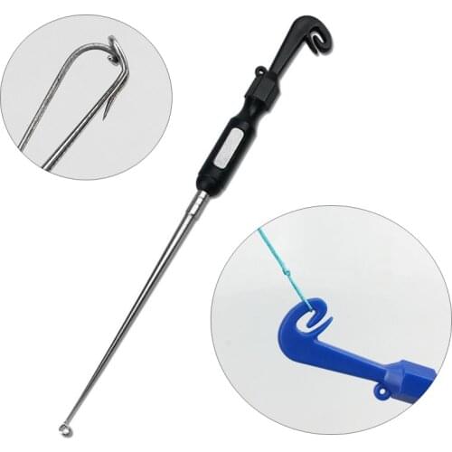Fishing Hook Remover Stainless Steel Fishing Dehooker Fishhook Disgorger 6.8 Inch with Aluminum Handle fishing hook Accessories