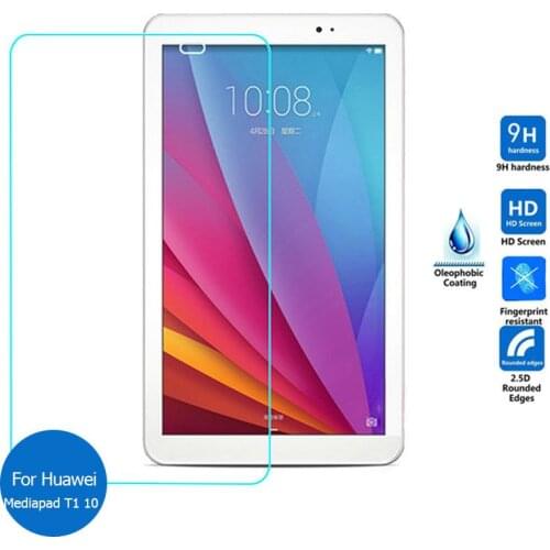 Screen Protector Tempered Glass For Huawei MediaPad T1 10 T1-A21W T1 9.6 inch T1-A21L T1-A23L Honor Note Tablet Film 9H Glass
