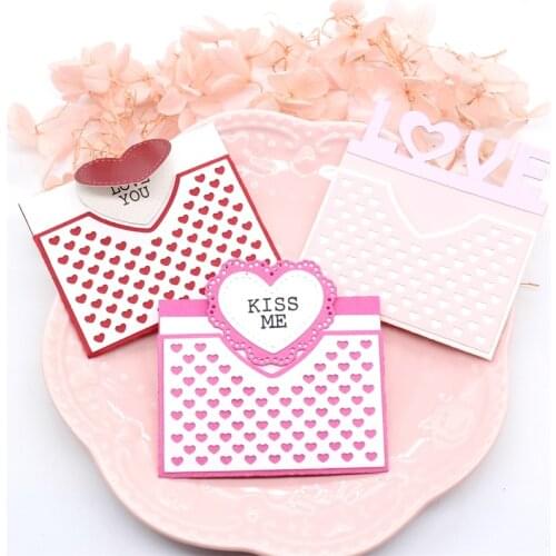 ZFPARTY Love Envelope Metal Cutting Dies Stencils for DIY Scrapbooking/photo album Decorative Embossing DIY Paper Cards
