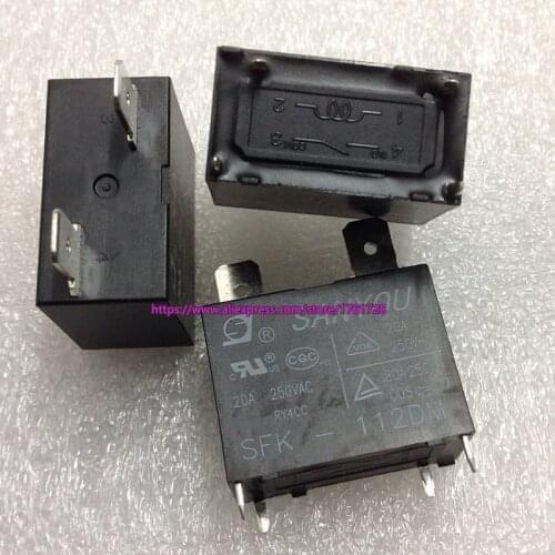 30pcs/lot, Brand new SFK-112DM air condition relay 20A 250VAC, in stock
