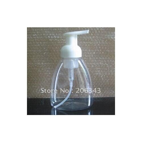 300ML foaming PET bottle/dispenser with foaming pump empty bottle