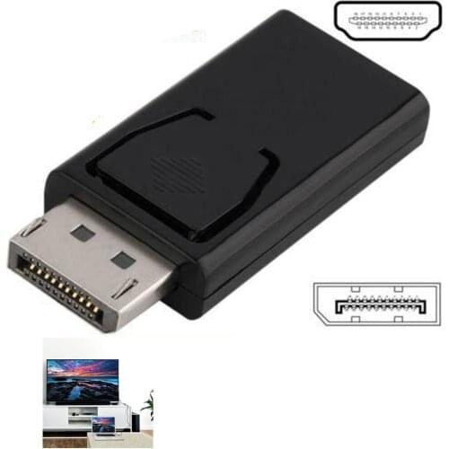 DP to HDMI Adapter Male Female Adapter Converter HDMI Output HDMI Port Adapter Display Display to 1080P 1.3V Source A7K8