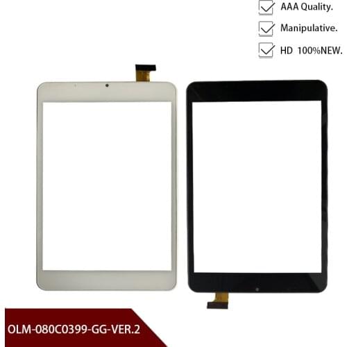White or black Original A+ 7.9'' inch Tablet Digitizer Glass OLM-080C0399-GG-VER.2 Tablet Touch screen panel Free Shipping