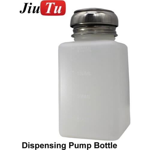 200ML White Color Liquid Alcohol Cleaner Dispenser Pump Bottle For LCD Screen Repair Tools 2/5 pcs
