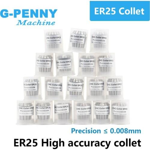 G-Penny High Precision! ER25 spindle motor collet chuck full set 1mm to 16mm CNC Spindle motor Tool clamping holder
