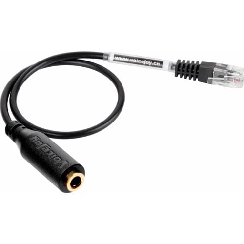 Mobile phone 3.5mm Headset with microphone to Mitel AVAYA 2410 2420 4610 4620 4621 Phone Adapter - Smartphone 3.5mm to RJ9/RJ10