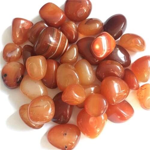 Red Agate Tumbled Gemstone Hand Carved Crystals Healing Stones For Home Decoration