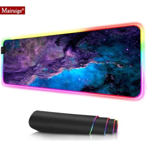 Mousepad RGB Universe Fog Space Starfield Nebula Large Mouse Pad Gaming Computer Mat Best Game Custom, Counter Strike Karambit