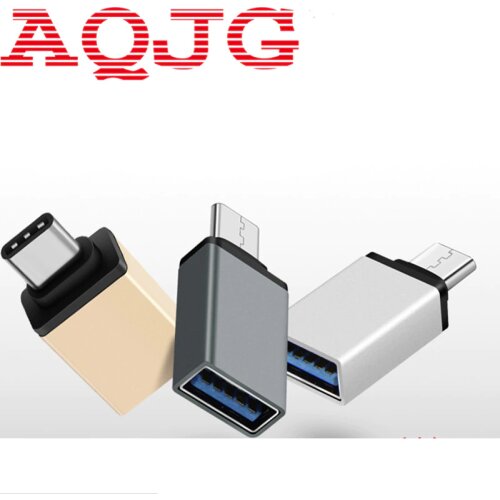 Metal Type C Adapter Male to USB 3.0 Female Converter Type-c to OTG USB3.0 data cable for Google Macbook Chromebook Oneplus