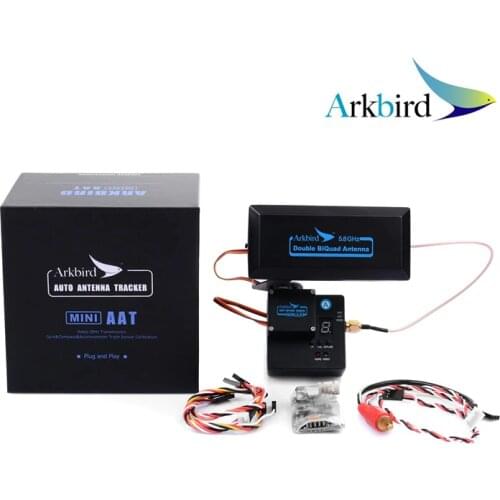 Arkbird FPV 5.8GHz Mini Auto Antenna Tracker Gimbal Long Range System W/ Air Module and Ground System Integrated Video Receiver