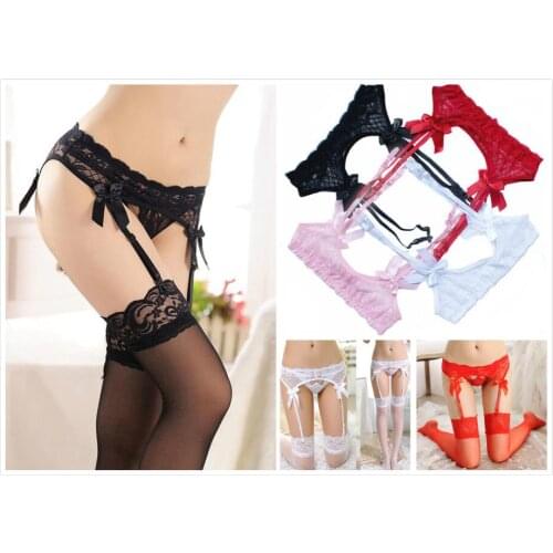 1PCS Unisex Fashion Sexy Suspenders For The Stockings Brace For Men Womens Sheer Lace Camisas Thigh-Highs Garter Belt