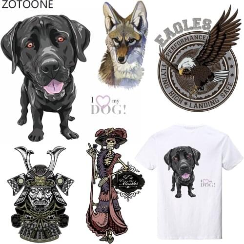 ZOTOONE Stripes Black Iron on Transfer Patches on Clothing Diy Patch Heat Transfer for Clothes Decoration Stickers Accessories G