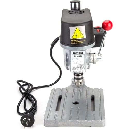 New 0.6mm - 6.5mm High-accuracy Mini Rotary Drill Press Bench Tools 340W 220V