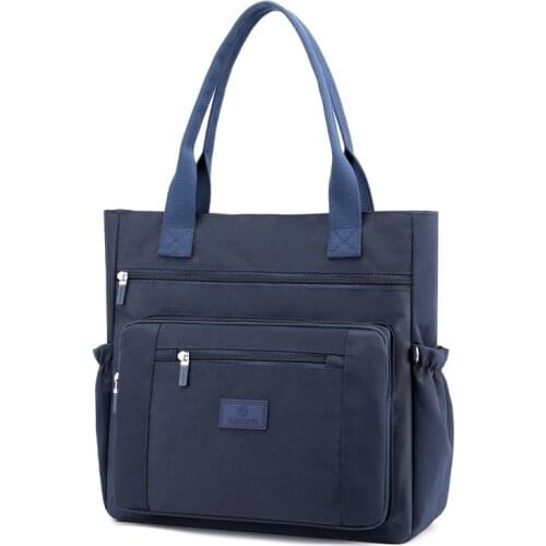 Super New Large womens bag Casual Mummy tote bag Nylon Waterproof Big bag Lightweight travel tote shopper bag women