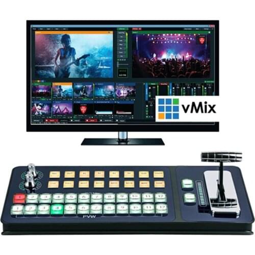 Video switcher mixer Vmix video switching keyboard T-BAR Support vMix software