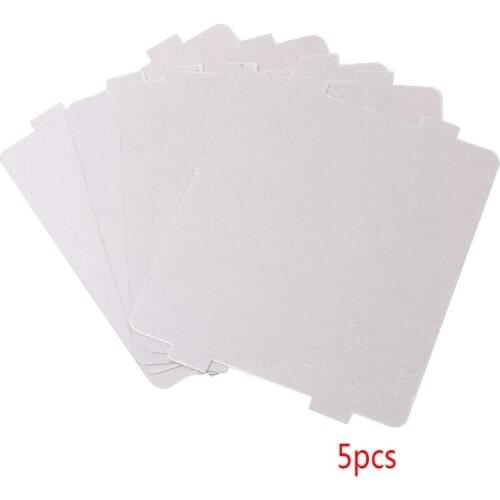 A6HB 5Pcs Mica Plates Sheets Microwave Oven Repairing Part 108x99mm Kitchen For Midea