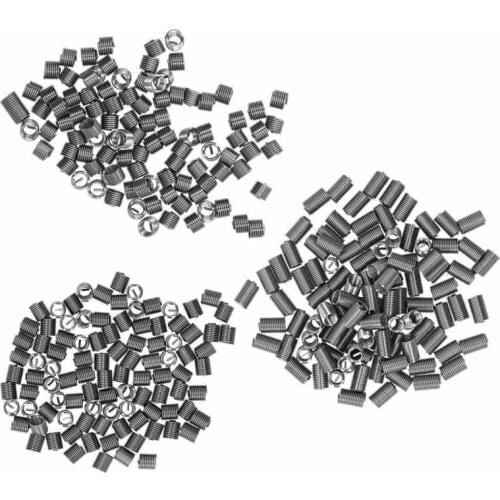 100Pcs Thread Inserts Male Female Reducing Nut Repair Tool Stainless Steel Fastener M6x1 Thread Inserts