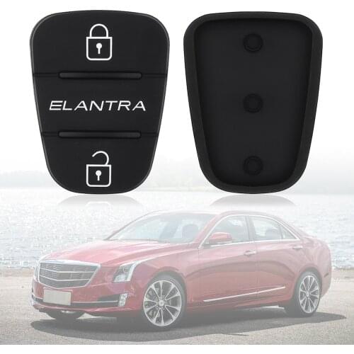 3 Buttons Rubber Pad Insert Replacement Fit for Hyundai Solaris Accent Tucson l10 l20 l30 Kia Rio Flip Remote Car Key Shell