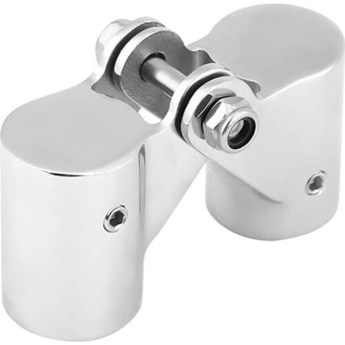 Stainless Steel Folding Swivel Connector Boat Rail Tube Pipe Fittings For Marine Yacht Hardware Accessories