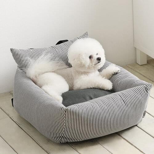 Pet Carrier Booster Bed Deluxe Dog Car Thicken Seat Cover Mattress for Travel Outdoor Indoor Dog Car Seat Bed Dog Bed