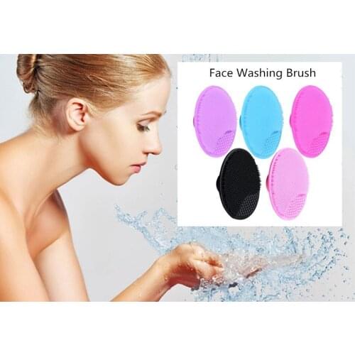 Bathroom Magic Silicone Gel Wash Pad Face Exfoliating SPA Blackhead Facial Cleaning Brush Bath Shower SPA Massage Brush