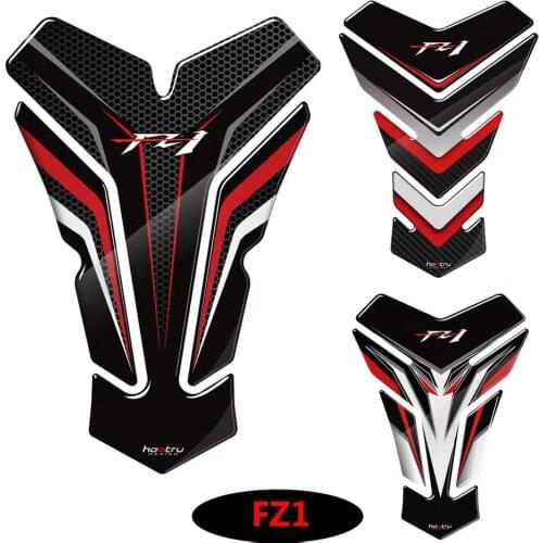 3D Carbon-look Motorcycle Tank Pad Protector Decal Stickers Case for Yamaha FZ1 FZ1N Tank