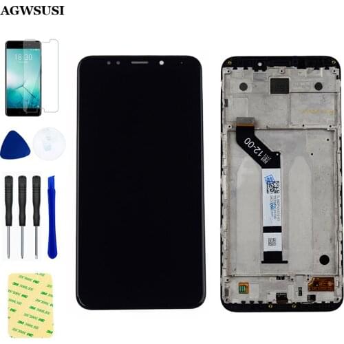 LCD For Xiaomi Redmi 5 Plus LCD Touch Redmi 5Plus LCD Display Monitor Panel Module Full Touch Screen Digitizer Assembly Frame