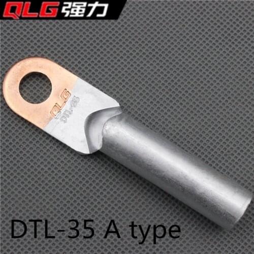 1piece DTL-35 35mm2 Wiring Terminal Copper Aluminum Tone for 10.5mm Dia Bolt Electric power fittings National Standard/A type