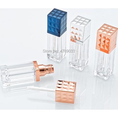 10/30/50pcs Empty Lip Gloss Tubes Square Lip Balm Bottle Container Mini Refillable Lip Gloss Container For Women Girl Gift