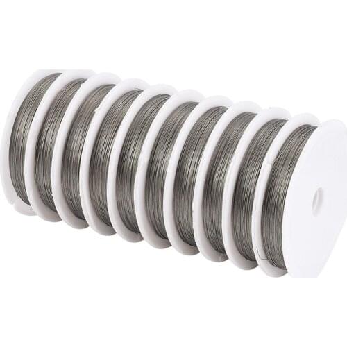 10 Roll Nylon-coated Steel Tiger Tail Wire 0.3/0.35/0.38/0.45/0.5/ 0.6mm Beading Wire For Jewelry Making Finding F50