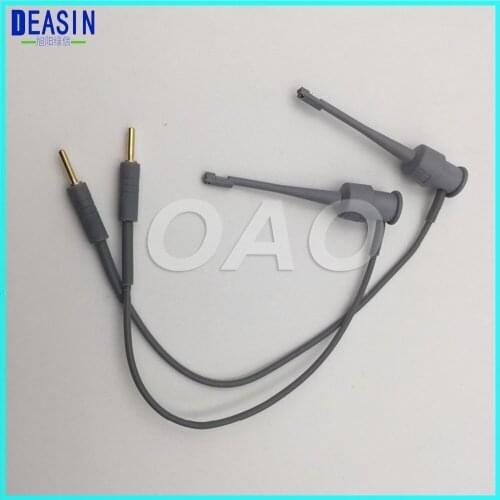 Deasin 6 pcsX Apex Locator Accessoris for Teeth Root Canal File holder dental file clip probe Measuring Instruments hook clip