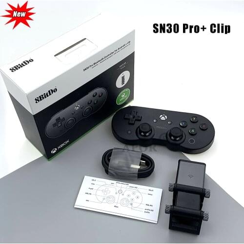 8BitDo Bluetooth Gamepad Controller SN30 Pro for Xbox Cloud Gaming on Android includes Bracket Dropshipping