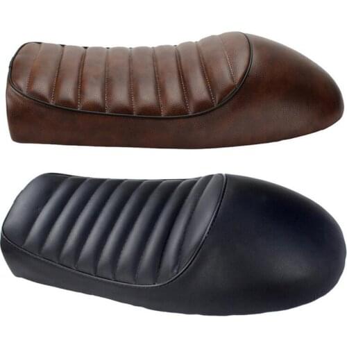 1 Set Black Hump Cafe Racer Vintage Motorcycle Seat Cover 60 x 25 x 16.5cm For KAWASAKI /KZ /Suzuki /GS /Honda /CB