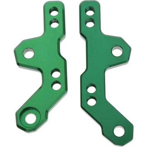 CNC Motorcycle Rear Passenger Raise Pad Foot Pegs For Kawasaki 250 300