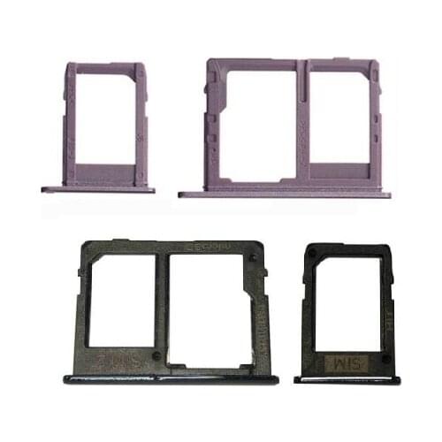 50pcs SIM Card Holder Tray For Samsung Galaxy J6 J600F Single Dual SD Card Holder Slot Adapter