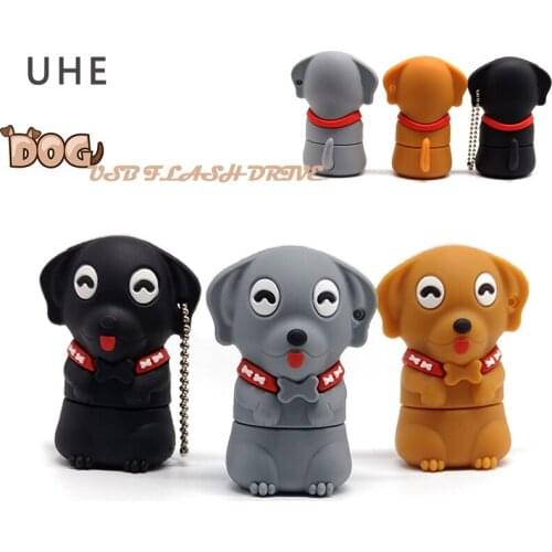 USB flash drive pendrive cartoon dogs memory stick 4GB 8GB 16GB 32GB personalized gift pen drive real capacity usb stick u disk