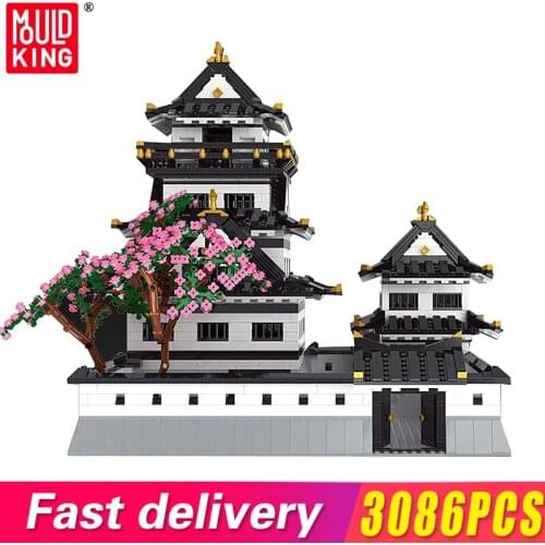 Mould King Roman Colloseum Himeji Castle City Streetview Model Building Blocks Moc Rome Coloseum Architecture Bricks Kids Toys