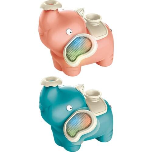 Walking Electric Fan Floating Ball Mini Elephant Toy Leafless Fan with Music