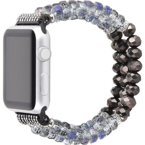 Luxury Jewelry Metal Watch Band for Apple Watch Series 6 5 4 SE 40mm 44mm for iwatch strap 3 42mm 38mm Women Jewelry watch band