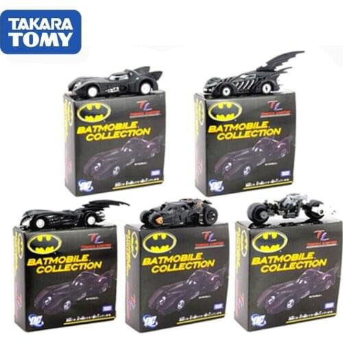 Takara Tomy Tomica Genuine Batman Alloy Toy Car Dark Knight Chariot Pocket Simulation Desktop Decorations