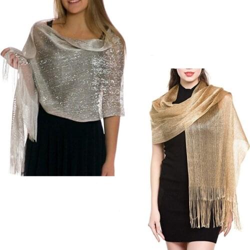 Capes For Party Wedding Evening Dresses Shawls Shrugs For Women Bolero Golden Silvery Tassels Bridal Cape Bolero Wraps Scarf