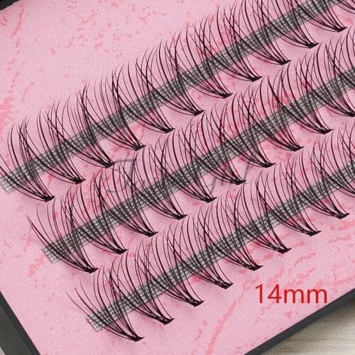 Individual Eyelashes Beams Mink False Eyelashes Cluster 3d Lashes Extension Grafting Fake Eyelashes Bunches Makeup 8mm 10mm 12mm