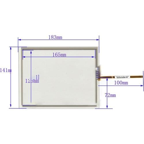 New 8inch 4 wire 183*141mm/AT080TN52 V.1/EJ080NA-05A 05B TT10240A30H Touch Panel Digitizer Glass 183mm*141mm