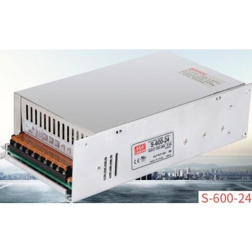New Mingwei MW S-600-24 switching power supply free shipping
