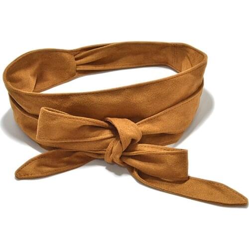 Soft Velvet Women Belt New Fashion Lady Elegant Wide Plush Velvet Belts High Quality Luxury Accessories Unbuckled Belt