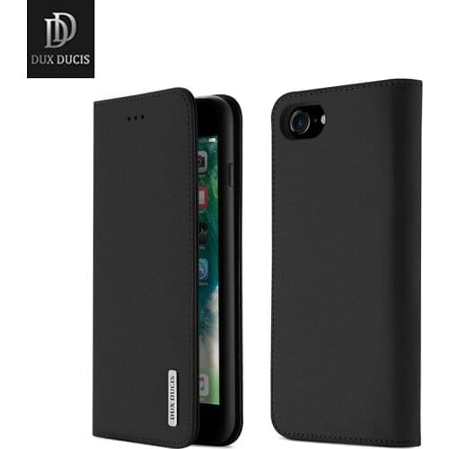 Dux Ducis Luxury Genuine Leather Wallet Case For Iphone Se 2020 Vintage Card Flip Cover For Iphone 7 8 Iphone8 Iphone7 Plus New